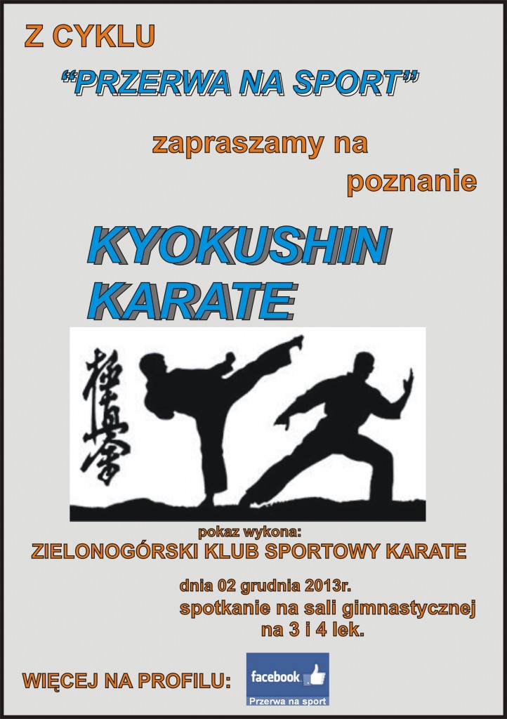 karate zaproszenie